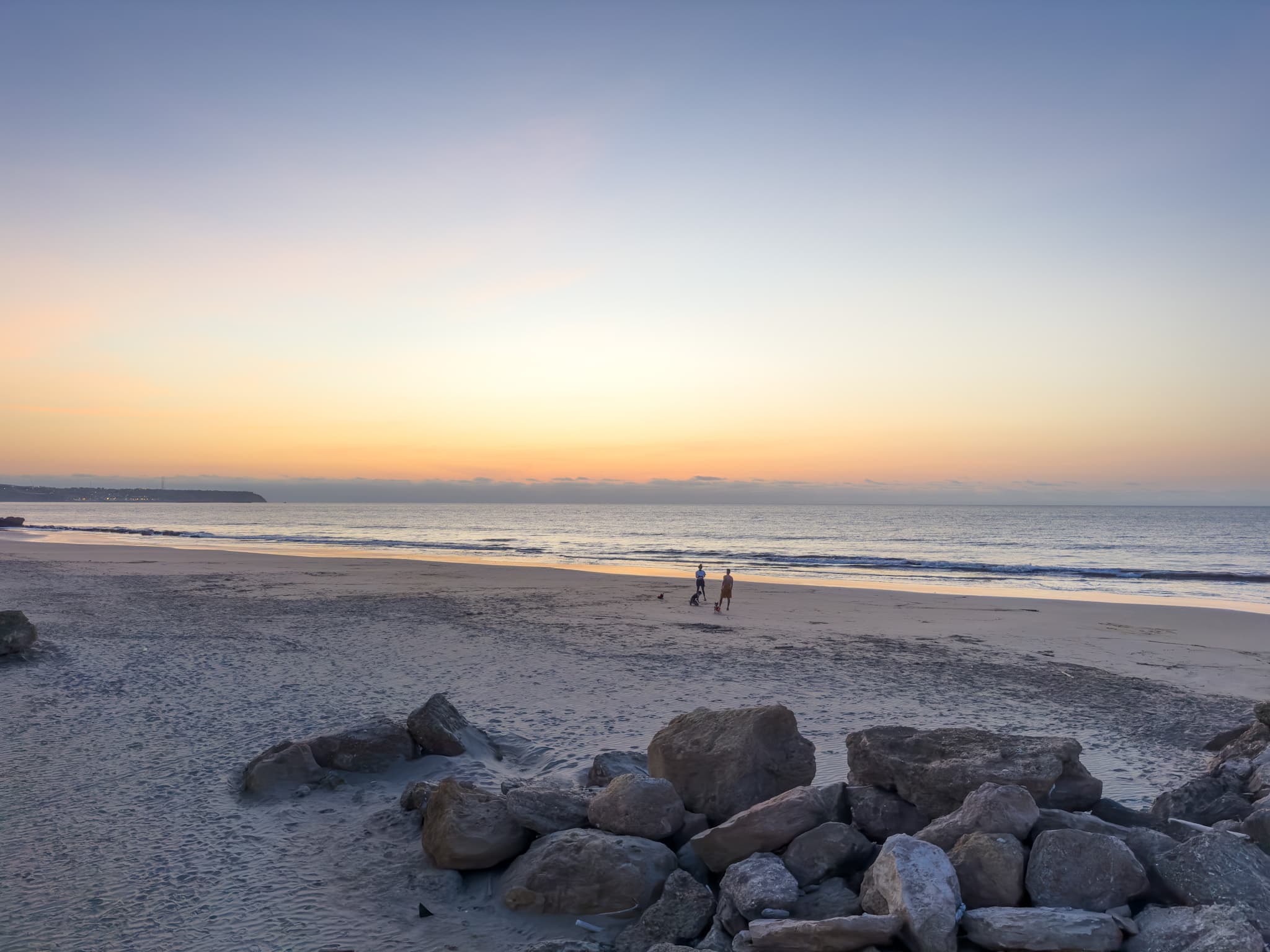 Playa de Manta al atardecer