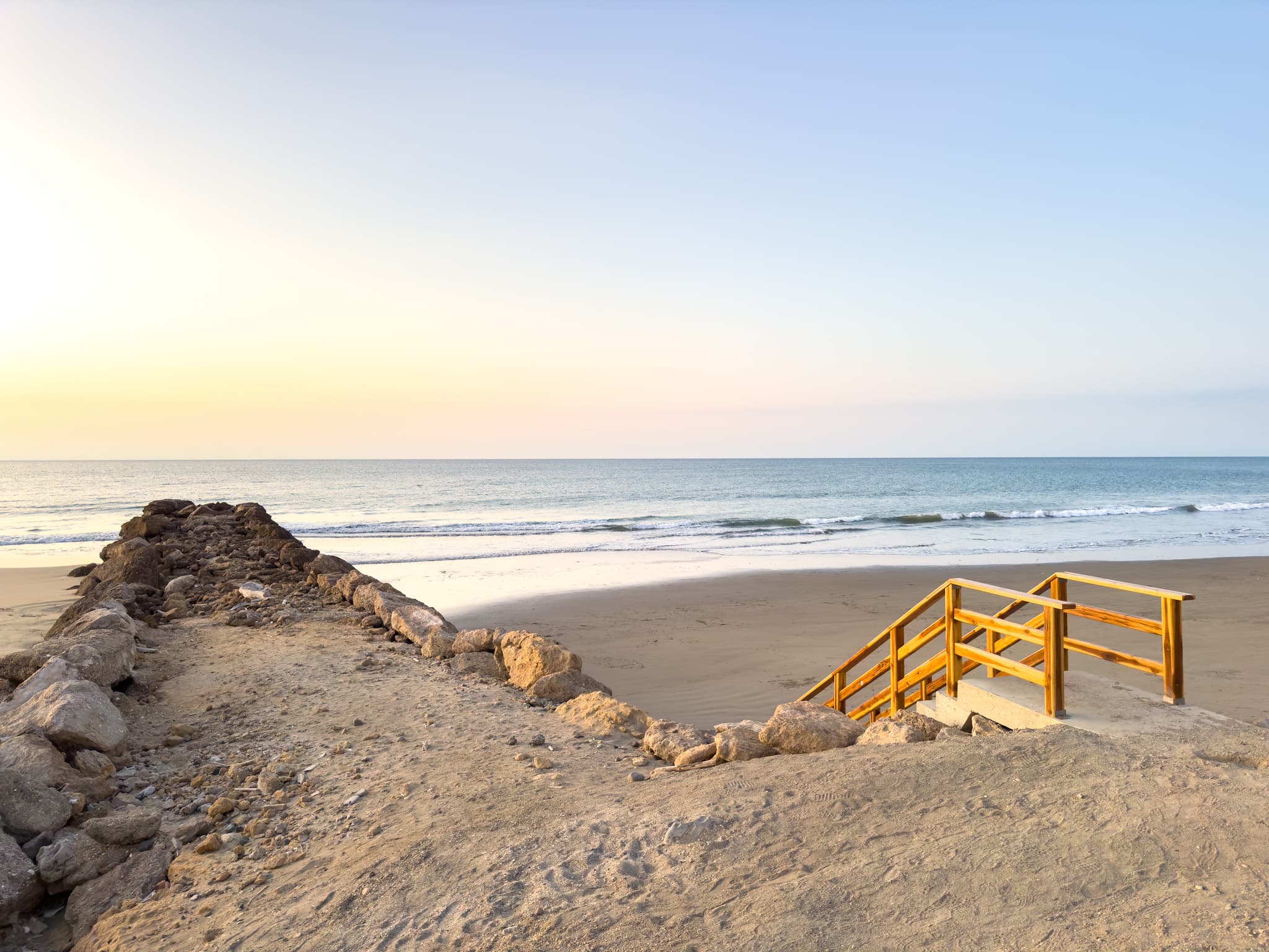 Acceso a la playa